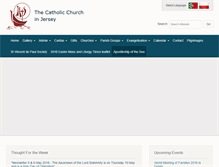 Tablet Screenshot of catholicchurch.org.je
