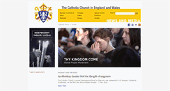 Desktop Screenshot of catholicchurch.org.uk